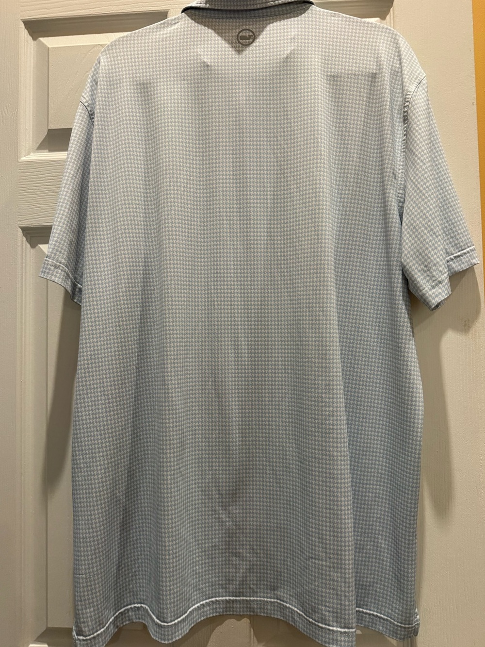 Vineyard Vine Palermo Men's Light Blue Micro-Pattern Performance Golf Polo XL - Picture 5 of 10